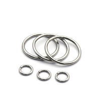 Anneaux ouverts en acier inoxydable en gros, anneaux fendus, connecteurs, anneaux ouverts/fermés pour la fabrication de bijoux et composants