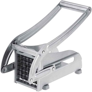 Hộ gia đình Thép không gỉ khoai tây Slicer tay-ép khoai tây chiên & dưa chuột cắt an toàn Hướng dẫn sử dụng hoạt động tạo tác công cụ - Product Image 5