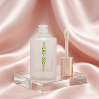 Flacon de fond de teint en verre de luxe rechargeable avec pinceau, emballage cosmétique personnalisé pour soins de la peau