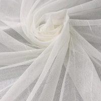 Tissu de rideau transparent teint en fil uni de style européen 100% polyester