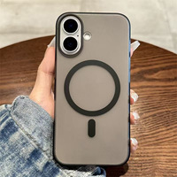 Étui en silicone pour iPhone avec aimant Smice de marque de luxe