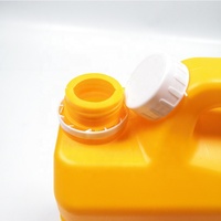 Récipient de liquide chimique de 5 litres, seau de baril Jerry Can HDPE avec couvercle à vis 100% matériau vierge pour engrais