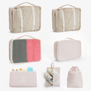 Borsa da viaggio di grande capacità in sette pezzi Set di abbigliamento Multi-Size imballaggio per bagagli custodia antipolvere custodia - Product Image 5
