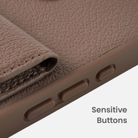 Casing Ponsel Kulit PU Premium untuk iPhone 17 dengan Penutup Magnetik, Dompet 2 Kartu untuk Penggunaan Sehari-hari