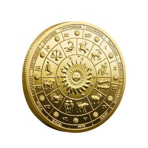 Moneda Conmemorativa Tradicional del Zodiaco, Escorpio, Fecha 1024-1122, Moneda <span class=keywords><strong>de</strong></span> Aleación <span class=keywords><strong>de</strong></span> Zinc - Product Image 3