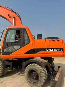 中古 ドゥーサン DH210W-7 ホイール式掘削機 21トン 0.9m3 バケット 115 kW カワサキ油圧部品 道路工事用 - Product Image 4