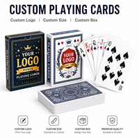 Wholesale Custom Logo Playing Cards Personalized Paper Playing Cards with Box Bulk Card Deck for Wedding Favors & Parties