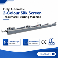 Máquina de Impresión de Serigrafía de 2 Colores Totalmente Automática, Impresora de Pantalla con Certificación CE, 1 Año de Garantía