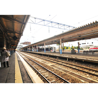 Structure en acier préfabriquée sur mesure à longue portée pour gare ferroviaire, bâtiment à ossature de toit à grande portée