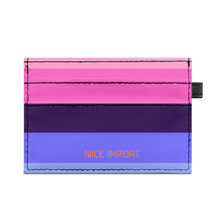 Neutrois Rainbow Super Slim Doppelseitig Bedruckter Kartenhalter Tragbarer Kreditkartenhalter aus PU-Leder für Männer und Frauen