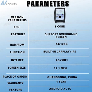 12.1 Inch Android 13 Car Radio for Dodge Durango 2014-2016 Stereo GPS Navigation Multimedia Video Player Head Unit Qualcomm 128G - Product Image 5