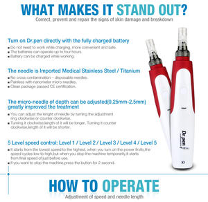 Soins de la peau à prix avantageux, <span class=keywords><strong>Dr</strong></span> <span class=keywords><strong>Pen</strong></span> Microneedling, élimination des rides - Product Image 2
