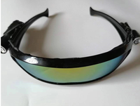 Gafas de sol con láser RGB multilínea 2 en 1, gafas con verde, rojo, azul para espectáculo de disfraces luminosos LED
