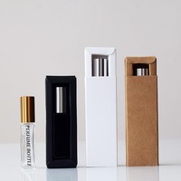 En stock – Flacons vaporisateurs de parfum transparents de 3 ml, 5 ml, 10 ml – Mini atomiseurs de voyage – Échantillons de parfum avec boîte d'emballage