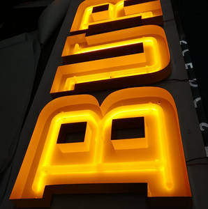 Customized Store 3D Illuminated Signs Faux Neon Letters Neon <strong>Sign</strong> Letter with <strong>Shell</strong> - Product Image 2
