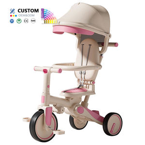 Fournisseurs de tricycles multifonctionnels pour enfants, 5 en 1, pliables, pour bébés, jouets de vélo d'équilibre pour sortir en balade - Product Image 3