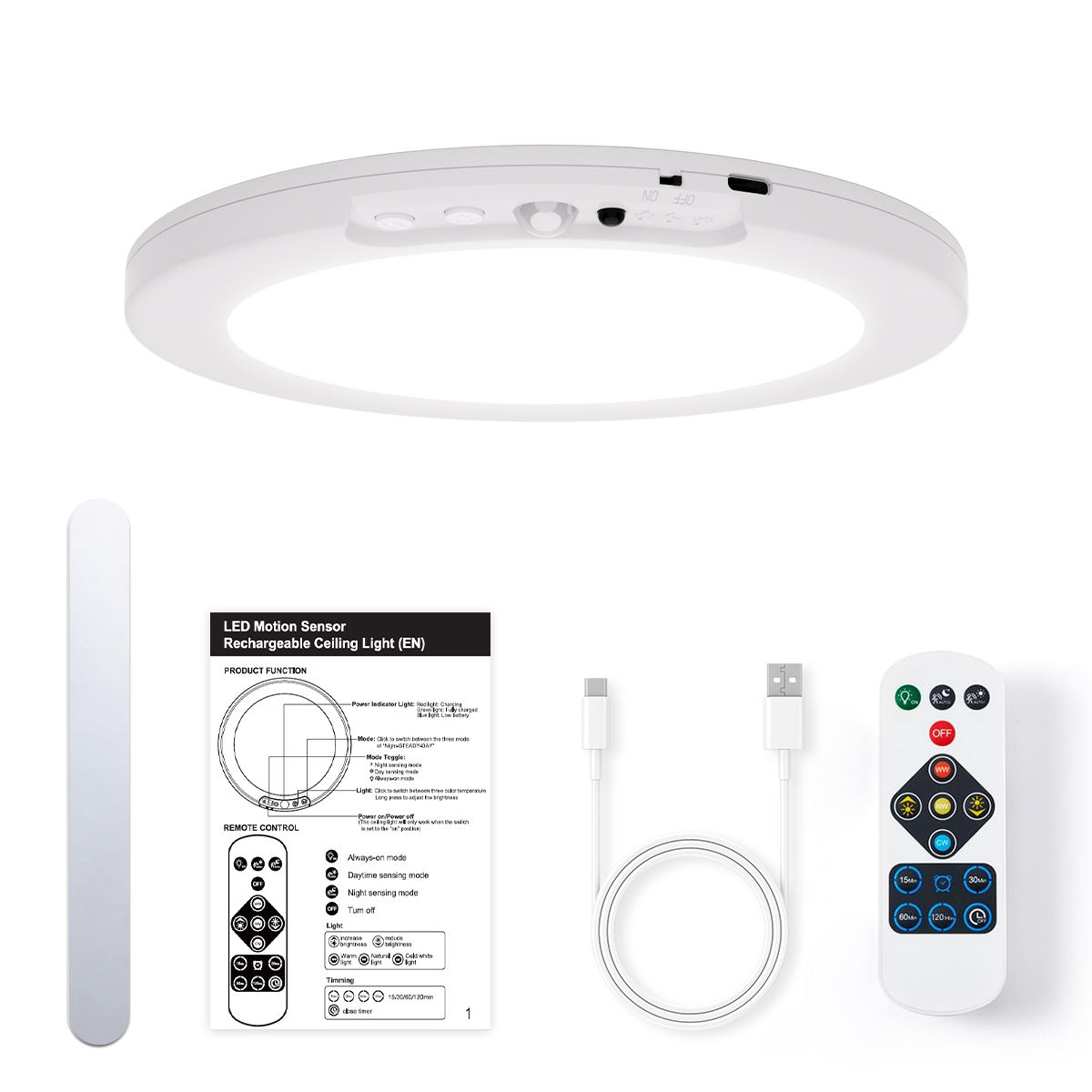 White 4000 mAh slow charging version