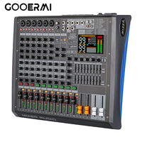 Mezclador de Audio Profesional HL-G10 de 10 Canales con Doble Efecto DSP 99, Grabación OTG, BT 5.0 y Alimentación Phantom de 48V para Estudio y Escenario