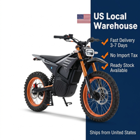 Moto tout-terrain électrique pour adultes Y-1-17, entrepôt USA, 72V 4500W de pointe, 120km d'autonomie, pneu 17 pouces, frein hydraulique, livraison rapide