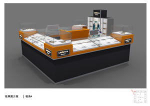 ตู้โชว์แว่นตากันแดดแบบสั่งทำสุดหรูตู้โชว์เกาะสามเหลี่ยมสำหรับแว่นตาแว่นตาแว่นกันแดดตู้โชว์ - Product Image 4