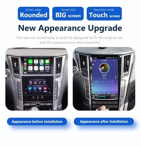 เครื่องเล่นวิดีโอมัลติมีเดียสเตอริโอสำหรับรถยนต์ระบบแอนดรอยด์12.1นิ้วเครื่องเล่นวิดีโอมัลติมีเดียแบบไร้สาย4G CarPlay GPS นำทางสำหรับ Q50 Q50L Infiniti Q60S 2012-2019 - Product Image 4