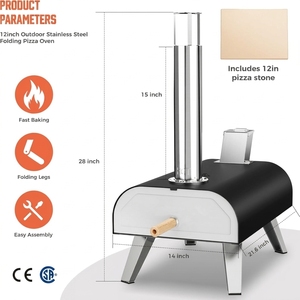 Parrilla Portátil <span class=keywords><strong>de</strong></span> Carbón y Leña para Pizza, <span class=keywords><strong>de</strong></span> Acero Inoxidable, para Camping y Exteriores, Precio <span class=keywords><strong>de</strong></span> Fábrica - Product Image 6