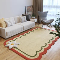 Tapis en acrylique faits à la main en gros d'usine tapis pour chambre et salon fabriqués à la machine