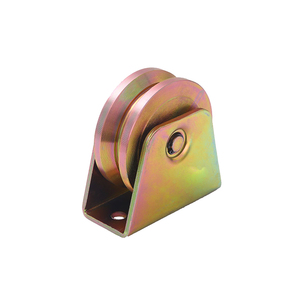 Rouleau <span class=keywords><strong>de</strong></span> roue <span class=keywords><strong>de</strong></span> portail coulissant à <span class=keywords><strong>Double</strong></span> roulement en métal robuste avec rainure U/Y/V pour piste - Product Image 6