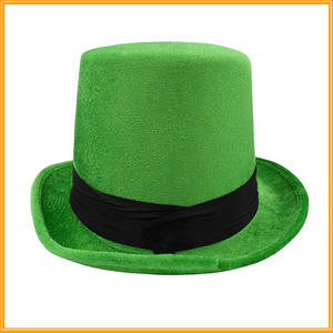 Accessori per Festa di San Patrizio Irlandese, <span class=keywords><strong>Cappello</strong></span> Fedora Verde e Oro con Grande Fibbia, Taglia Adulto, <span class=keywords><strong>Cappello</strong></span> a <span class=keywords><strong>Bombetta</strong></span> per Carnevale - Product Image 3