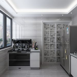 Mueble de Cocina Multifuncional Moderno de Estilo Simple, Madera Contrachapada Personalizada, Impermeable y Ecológico, Fácil de Limpiar - Product Image 4