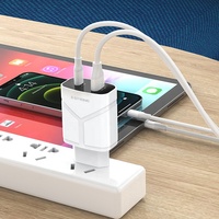 Chargeur mural OEM personnalisé 20W 1C1A, design robuste, sortie puissante, chargeur USB-C