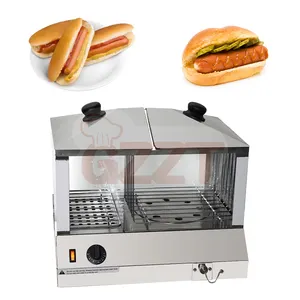 Sıcak satış ticari elektrikli Hot Dog yapma makinesi otomatik sosis Fast Food sosis ızgarası makinesi