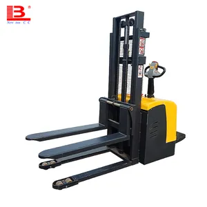 Máy Nâng Xe Nâng Điện Dạng Đứng Máy Nâng Thủy Lực Dạng Pallet 1000Kg 2M Máy Nâng Ngã Ba Mini