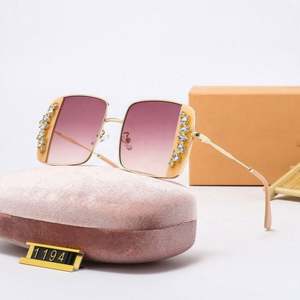 1194 Popular marca señoras lujo nuevas mujeres modernas diseñador gafas de sol de gran tamaño gradiente gafas de sol internas de alta calidad - Product Image 5
