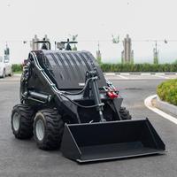 Mini-chargeuse compacte sur chenilles CE/EPA avec godet, trancheuse et charrue rotative – Livraison gratuite depuis la Chine