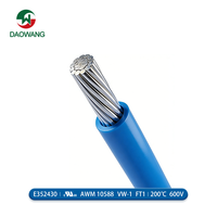 Cable Aislado con FEP Trenzado de Grado Semiconductores UL10588, 200C 600V, para Cuarto Limpio Industrial, para Procesamiento de Obleas