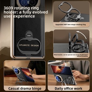 For Honor MagicV6 mobile phone case new <b>ring</b> rotating bracket all-inclusive anti-drop ultra-<b>thin</b> folding screen mobile phonecase - Product Image 2