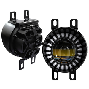 JHS Faros Delanteros de 4 Pulgadas, Iluminación Automática, Luces Antiniebla Impermeables, Focos Led con Anillo Angel Halo, Motocicletas para Camiones, Jeeps, ATV - Product Image 1