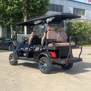 Voiturette de golf électrique populaire à 6 places, avec pneus tout-terrain, homologuée pour la route, à vendre - Product Image 4