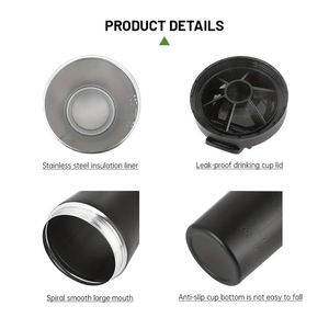 थोक शेकर्स प्रोटीन स्पोर्ट्स वाटर मग नए डिजाइन अनुकूल धातु स्टेनलेस स्टील जिम प्रोटीन शेकर कस्टम लोगो के साथ - Product Image 6