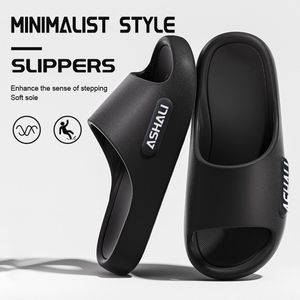 ASHALI Pantoufles d'intérieur pour <span class=keywords><strong>homme</strong></span> respirantes, douces, légères, toutes saisons, dessus en EVA, semelle extérieure amortie, séchage rapide, flexibles - Product Image 2