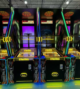 Jinns Source Fabrikgefertigter Arcade-Simulator Englischsprachige Münzbetriebene Basketball-Maschine Metall+Acryl+Kunststoff-Konstruktion - Product Image 1