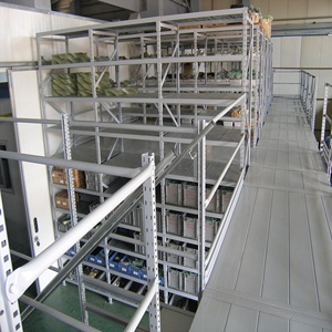 Industri baja Mezzanine Platform untuk rak gudang dirakit Multi-lantai tangga loteng kawat rak Mezzanine lantai - Product Image 4