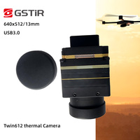 Mini caméra thermique 640x512 avec objectif 13 mm, connectivité USB3.0, caméra de vision nocturne GSTir pour produits PTZ multispectraux