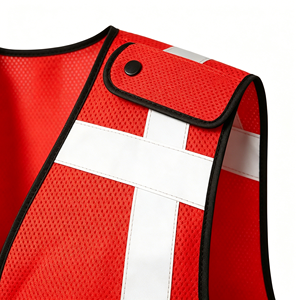 Women's Customized Logo Class 2 Waterproof Reflective Safety Vest - Product Image 5