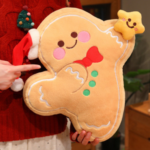 Peluche all'Ingrosso a Forma di Omino di Pan di Zenzero dei Desideri, Regalo di <span class=keywords><strong>Natale</strong></span>, Regalo di Compleanno per Bambini, Giocattolo Morbido - Product Image 3