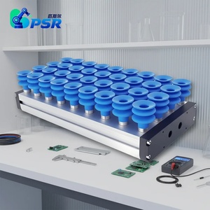 อุปกรณ์จับยึดสุญญากาศแบบนิวแมติกสำหรับแขนหุ่นยนต์ CPSR 200 มม. รุ่น Heavy Duty รุ่น IVSC-850-200-DXF-G40-LS2L สำหรับงานจัดเรียงพาเลทบนกล่องไม้ในงานโลจิสติกส์ - Product Image 5