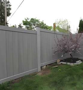 Tahan lama vinil privasi pagar gaya Australia untuk halaman tahan cuaca dan pagar keselamatan 3D layanan pemodelan termasuk - Product Image 3