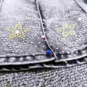 Conjuntos de Ropa de Boutique para Niñas de Diseño Profesional, Traje de Mezclilla para Niñas, Verano 2022 - Product Image 3