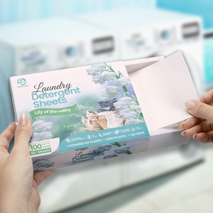 SANYUAN - Detergente para Ropa en Hojas Todo en Uno, Personalizado, Limpieza de Ropa, Detergente para Ropa en Papel Soluble - Product Image 1